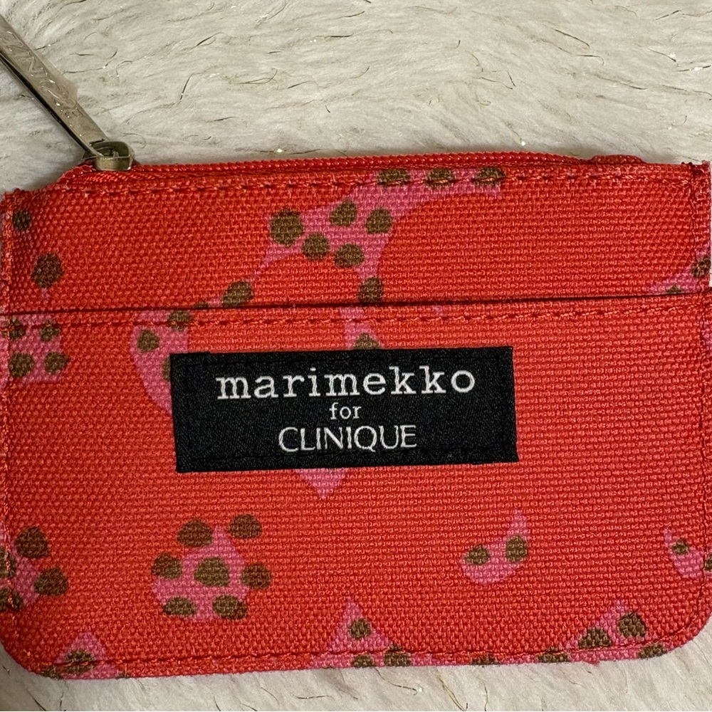 Marimekko for Clinique Red Cosmetic/Card Case